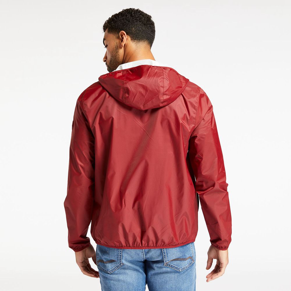 Chaquetas Timberland Hombre Mt. Franklin Waterproof Packable Shell Rojas - Chile ITV-724519